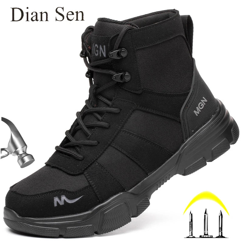 Indestructible Steel Toe Safety Work Boots – Unisex
